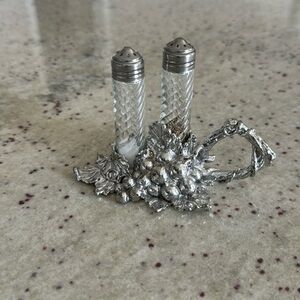 Arthur Court Grape (Aluminum Hollowware) salt and pepper holders